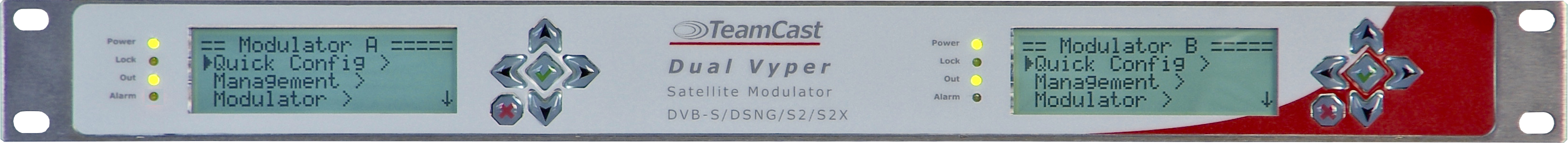 DUAL Vyper rack front panel